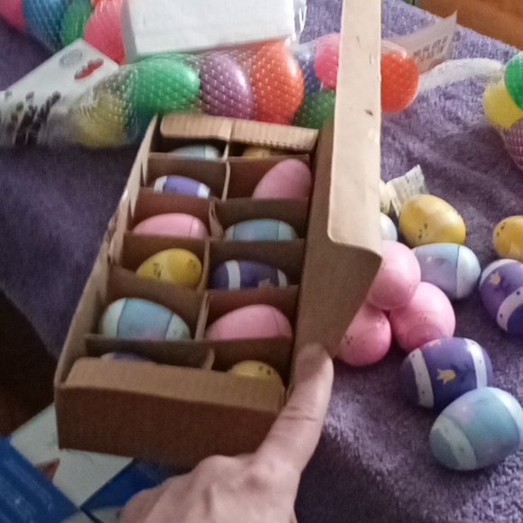 2 Boxes of Lillian Vernon Easter Colored Eggs. - Picture 2 of 4